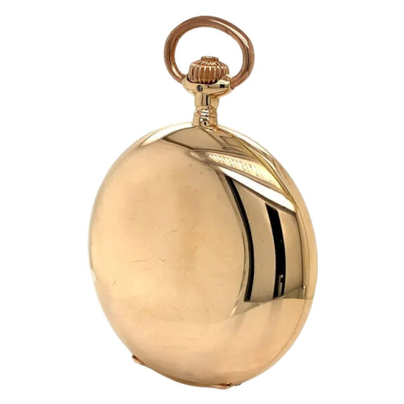 German 14K rose gold hunting cased lever watch Circa 1920 German 14K rose gold hunting cased lever watch Circa 1920