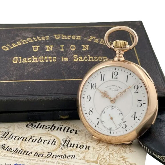 German rose gold quarter repeating lever watch Circa 1910 German rose gold quarter repeating lever watch Circa 1910