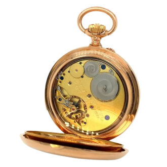 German rose gold quarter repeating lever watch Circa 1910