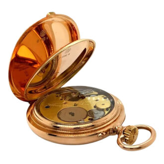 German rose gold quarter repeating lever watch Circa 1910