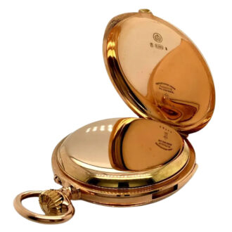 German rose gold quarter repeating lever watch Circa 1910