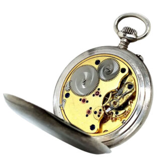 German silver lever with patented jump hours Circa 1922
