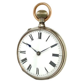 German silver historically interesting lever watch Circa 1875