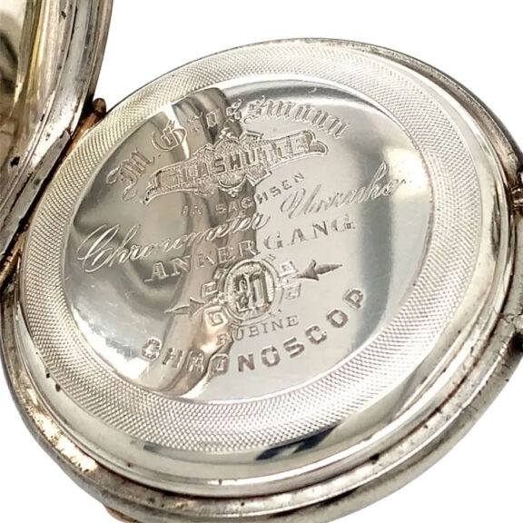 German silver historically important lever watch Circa 1880 German silver historically important lever watch Circa 1880
