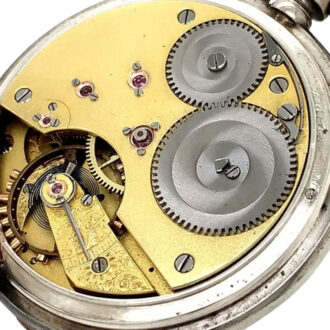 German silver historically important lever watch Circa 1880
