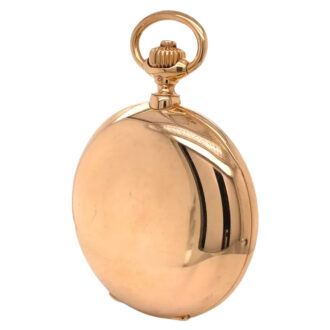 Large German rose gold hunting cased lever watch Circa 1901