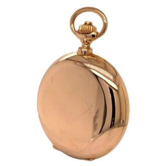 Large German rose gold hunting cased lever watch Circa 1901