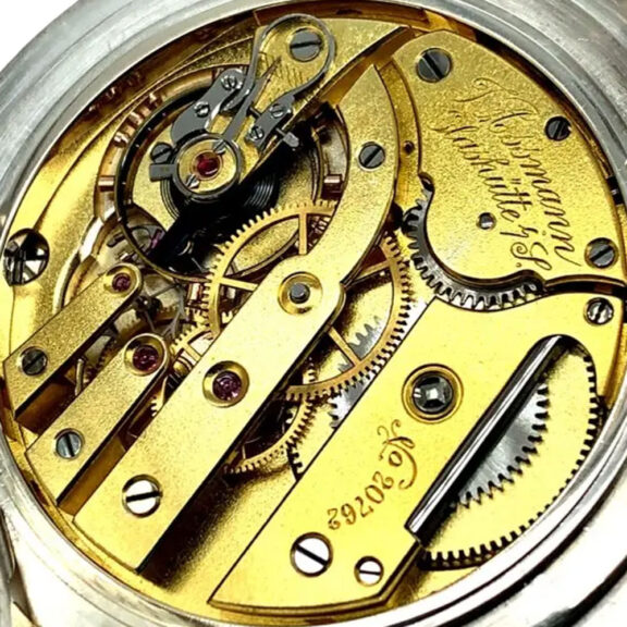 German silver open faced lever observation watch Circa 1913 German silver open faced lever observation watch Circa 1913
