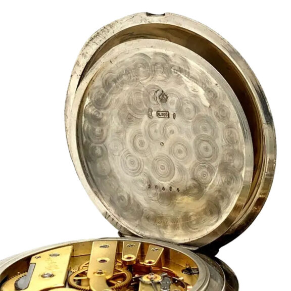 German silver open faced lever observation watch Circa 1912 German silver open faced lever observation watch Circa 1912