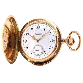 German 14K rose gold hunting cased lever watch Circa 1910