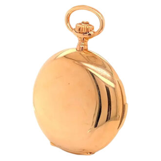 German 14K rose gold hunting cased lever watch Circa 1910
