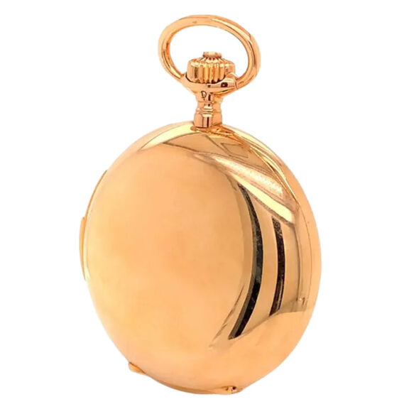 German 14K rose gold hunting cased lever watch Circa 1910 German 14K rose gold hunting cased lever watch Circa 1910