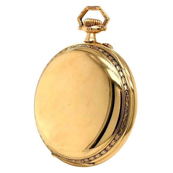 German high quality 14K gold keyless pocket watch Circa 1928 German high quality 14K gold keyless pocket watch Circa 1928