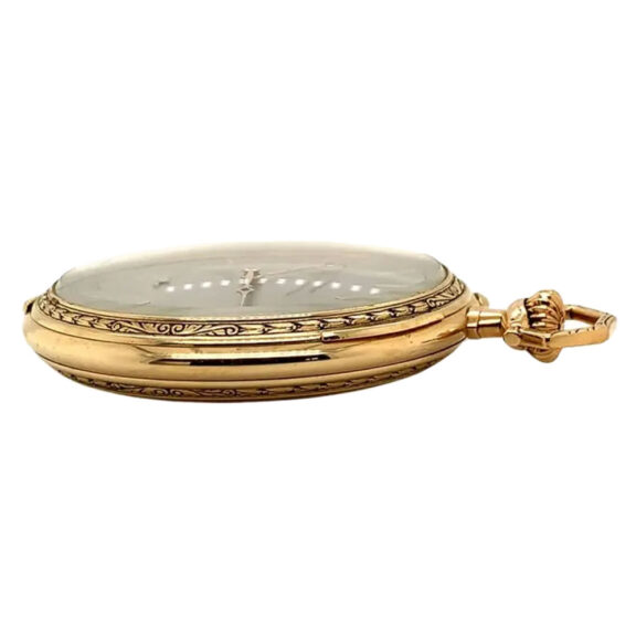 German high quality 14K gold keyless pocket watch Circa 1928 German high quality 14K gold keyless pocket watch Circa 1928