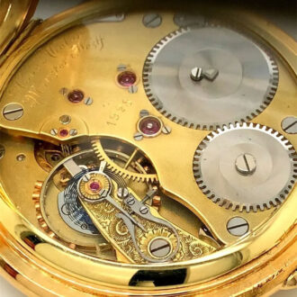 German high quality 14K gold keyless pocket watch Circa 1928