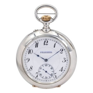 Important German silver open faced chronometer Circa 1904