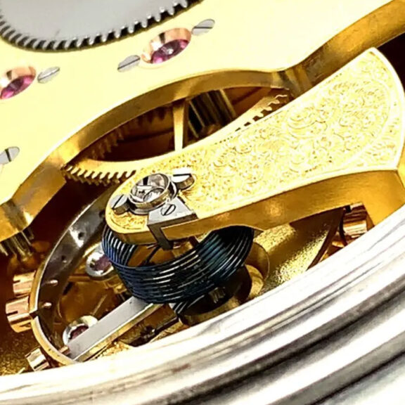 Important German silver open faced chronometer Circa 1904 Important German silver open faced chronometer Circa 1904