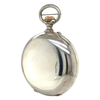 Important German silver open faced chronometer Circa 1904