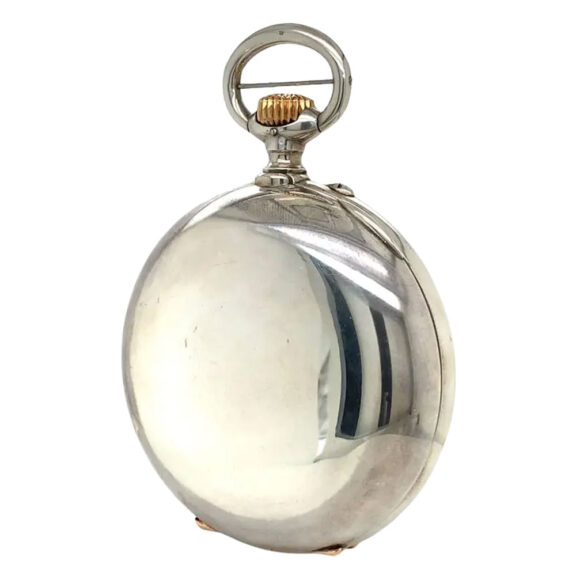 Important German silver open faced chronometer Circa 1904 Important German silver open faced chronometer Circa 1904