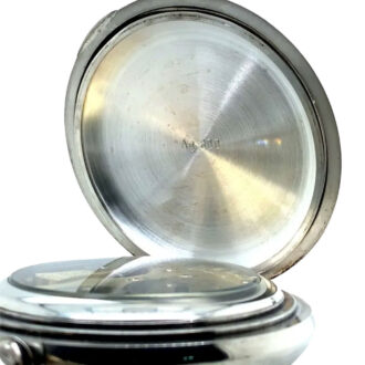 Important German silver open faced chronometer Circa 1904