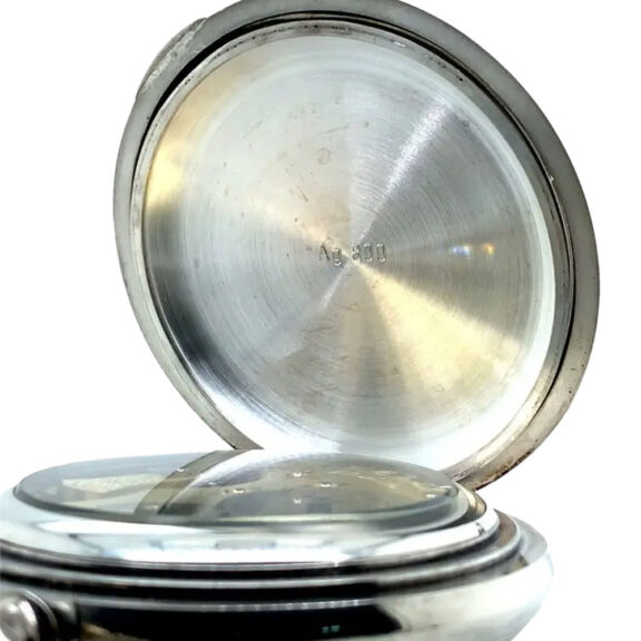 Important German silver open faced chronometer Circa 1904 Important German silver open faced chronometer Circa 1904