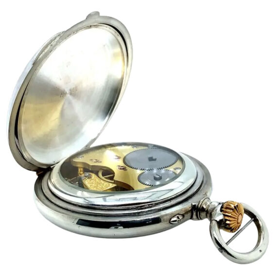 Important German silver open faced chronometer Circa 1904 Important German silver open faced chronometer Circa 1904