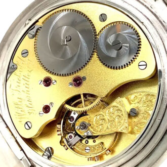 Important German silver open faced chronometer Circa 1904