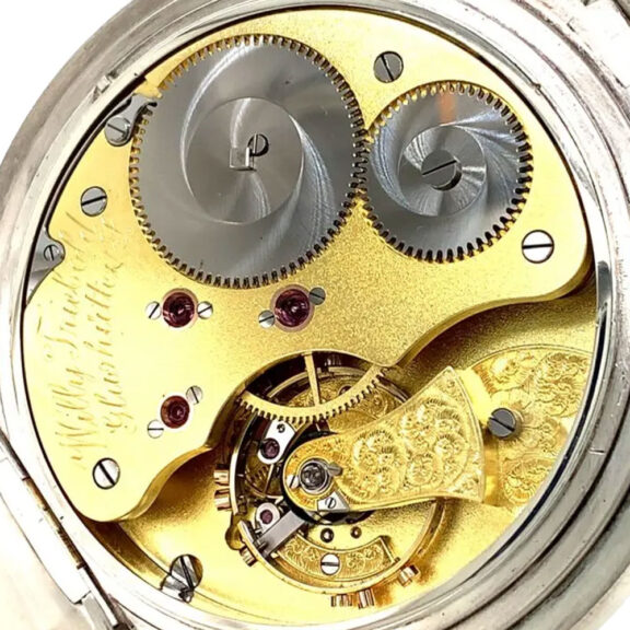 Important German silver open faced chronometer Circa 1904 Important German silver open faced chronometer Circa 1904