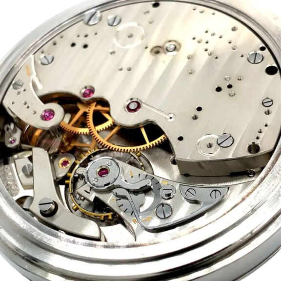 Rare Swiss steel open faced deck chronometer Circa 1956 Rare Swiss steel open faced deck chronometer Circa 1956
