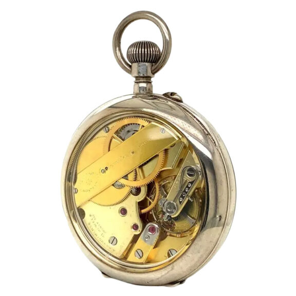 Swiss silver observation watch with 40h power reserve Circa 1919 Swiss silver observation watch with 40h power reserve Circa 1919