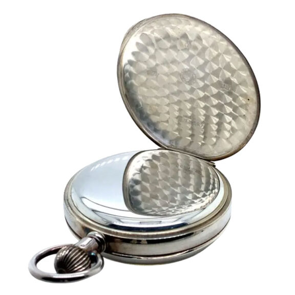 Rare Swiss sterling silver chronometer pocket watch Circa 1965 Rare Swiss sterling silver chronometer pocket watch Circa 1965