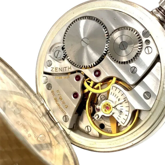 Rare Swiss sterling silver chronometer pocket watch Circa 1965 Rare Swiss sterling silver chronometer pocket watch Circa 1965