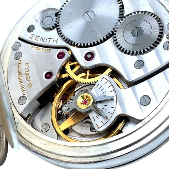 Rare Swiss sterling silver chronometer pocket watch Circa 1965 Rare Swiss sterling silver chronometer pocket watch Circa 1965