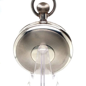 Rare Swiss sterling silver chronometer pocket watch Circa 1965