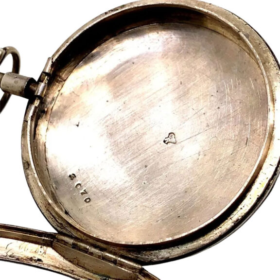 Rare South German silver open faced cylinder watch Circa 1810 Rare South German silver open faced cylinder watch Circa 1810