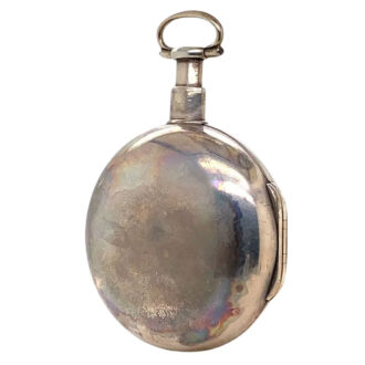 English high quality silver key wind chronometer Circa 1803