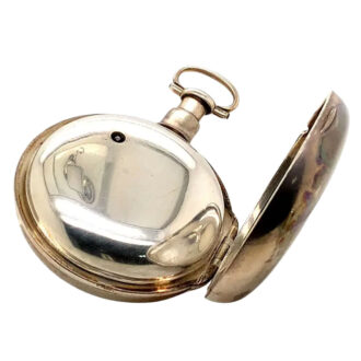 English high quality silver key wind chronometer Circa 1803
