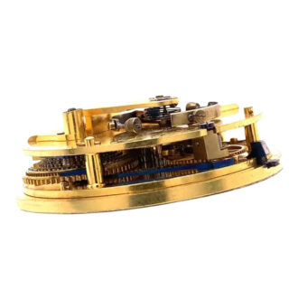 English high quality silver key wind chronometer Circa 1803
