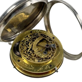 German museum quality silver center seconds watch Circa 1850