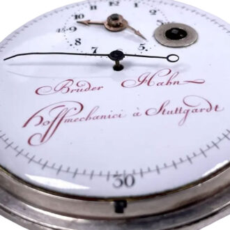 German museum quality silver center seconds watch Circa 1850