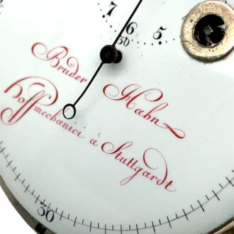 German museum quality silver center seconds watch Circa 1850