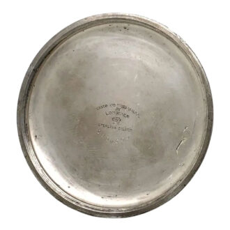 Rare Swiss sterling silver lever navigation watch Circa 1940 Rare Swiss sterling silver lever navigation watch Circa 1940