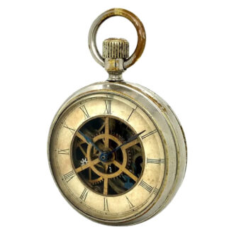 American eight day going watch with carrousel Circa 1875