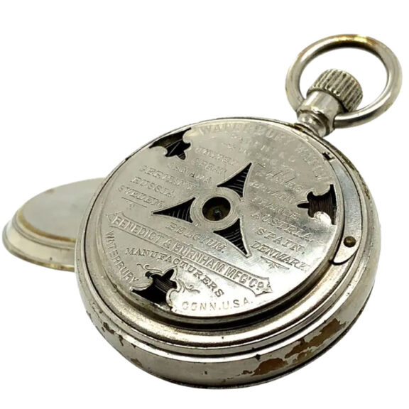 American eight day going watch with carrousel Circa 1875 American eight day going watch with carrousel Circa 1875