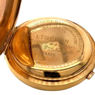 French extremely rare gold anker chronometer Circa 1900