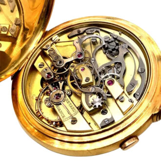 French extremely rare gold anker chronometer Circa 1900