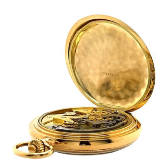 Swiss gold chronograph with tachymeter scale Circa 1934