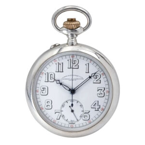 Swiss silver open faced lever observation watch Circa 1924