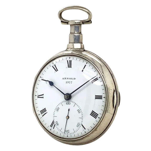 English silver open faced rare deck chronometer Circa 1804 English silver open faced rare deck chronometer Circa 1804