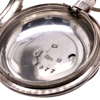 English silver open faced rare deck chronometer Circa 1804